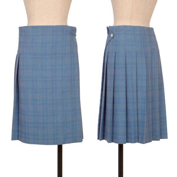 COMME des GARCONS（コムデギャルソン） ウールチェック織りプリーツ