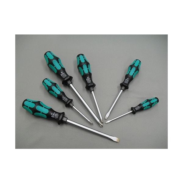 Wera（ヴェラ） 強力型ドライバーセット【6本組】〔350SK/334SK/6S
