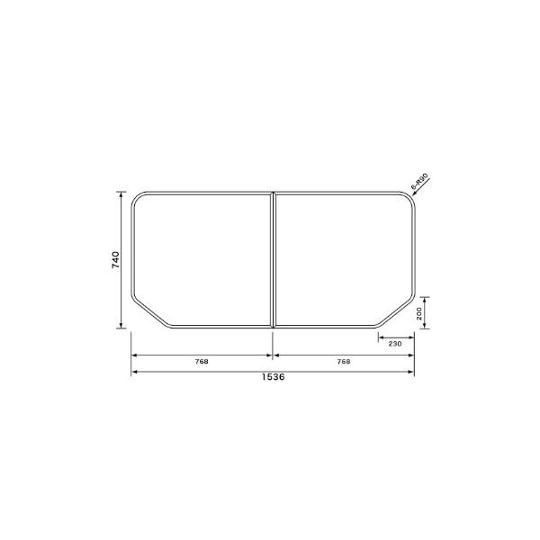 Panasonic（パナソニック） 風呂フタ GTD74KN91 断熱組フタ:1600用