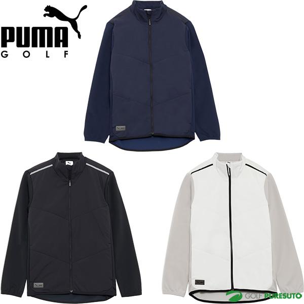 PUMA（プーマ） ゴルフ 長袖 フルジップジャケット PB ハイブリッド