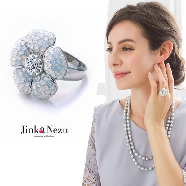 リング 指輪 11号 13号 15号 17号 クリスタルガラス : purepoche