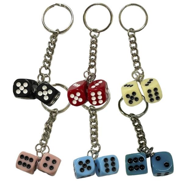 GOOD ROCKIN'（グッドロッキン） ツインダイスキーホルダー 6カラー