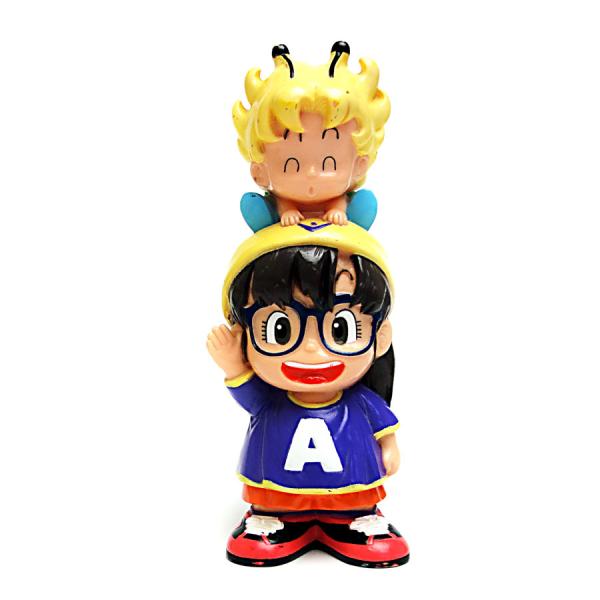 Dr.スランプ アラレちゃん ガっちゃん＆則巻アラレ ソフビ貯金箱