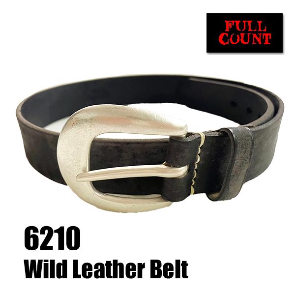 FULLCOUNT（フルカウント） ベルト 6210 Wild Leather Belt 黒