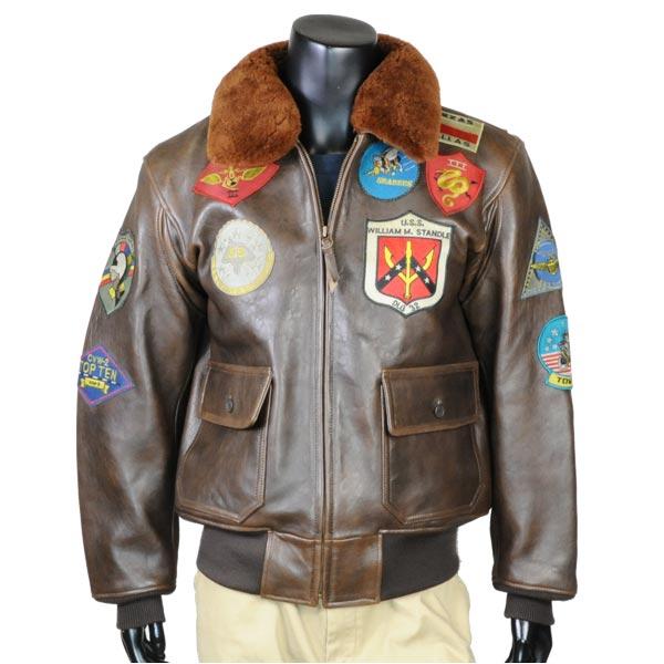 AVIREX G-1 レザージャケット トップガン [ ブラウン / XLサイズ