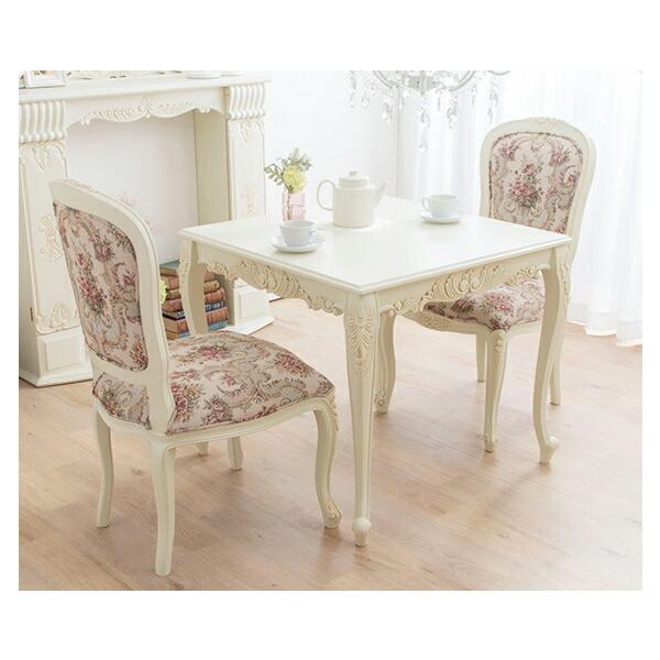 ダイニングセット ダイニングテーブル3点セット 猫脚アンティーク