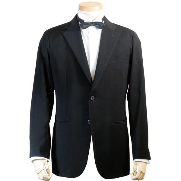 社交ダンス ジャケット 衣装 メンズ シングル 2ボタン 濃染 黒