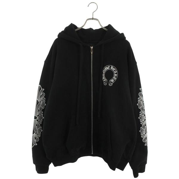 CHROME HEARTS（クロムハーツ） パーカー サイズ:XL THRML HD ZIP 裏地
