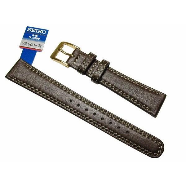 SEIKO（セイコー） 腕時計 時計 ベルト 17mm バンド DEF4 牛革スムース