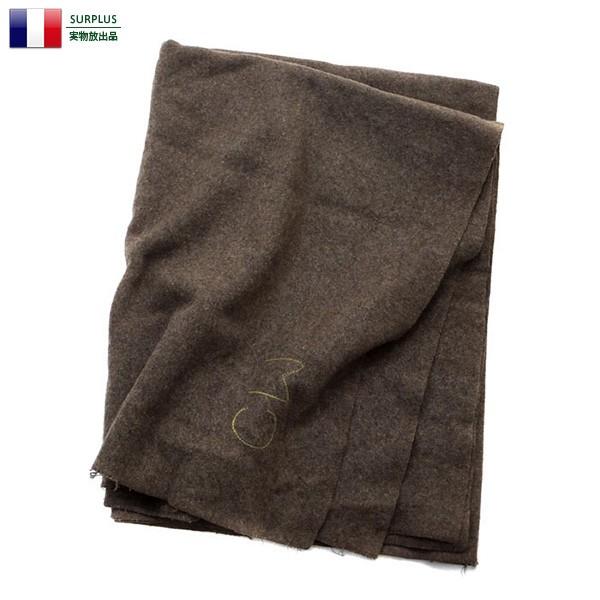MILITARY（ミリタリー） 実物 USED フランス軍 ウールブランケット