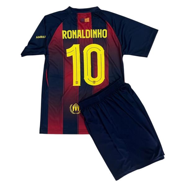 10点FCバルセロナユニフォームキーホルダーストラップロナウジーニョ