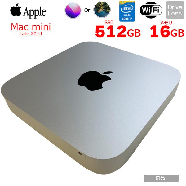 Mac mini Apple MGEQ2J/A A1347 Late 2014 小型デスク 選べるOS