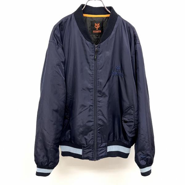 読売ジャイアンツ GIANTS 巨人軍 読売新聞 非売品 野球 中綿 ジップ