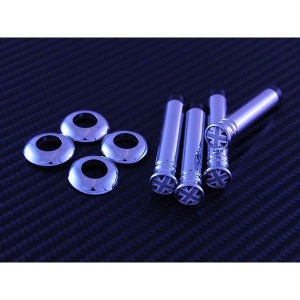 BMW BMW MINI ミニ ブラックユニオンジャック ドア ロックピン 4個