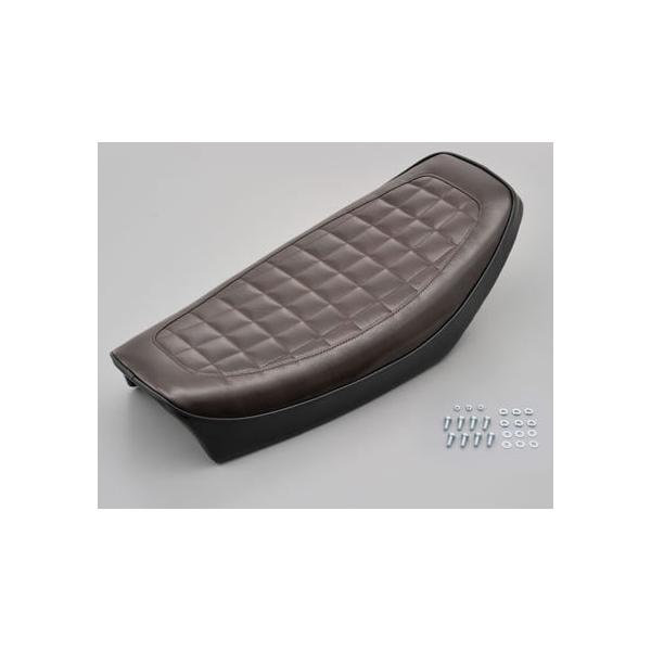 DAYTONA (デイトナ) ノスタルジックシート ブラック/ブラウン SR400