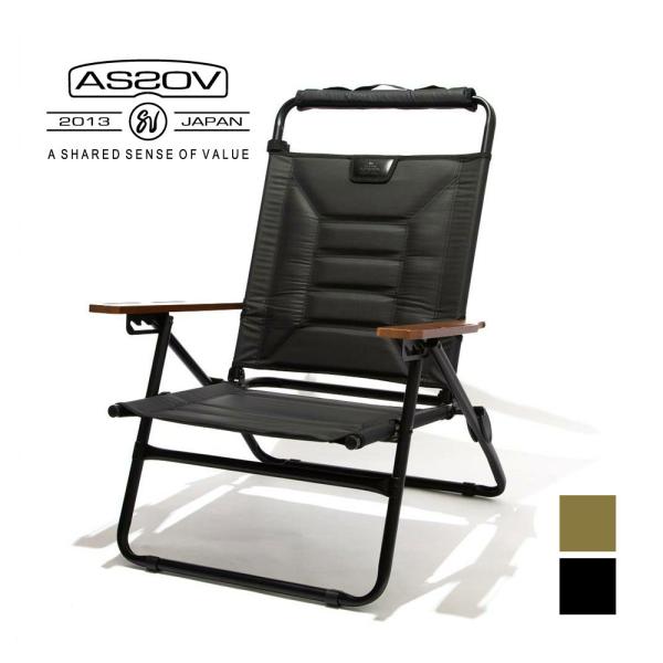 AS2OV（アッソブ） アウトドア HIGH BACK RECLINING LOW ROVER CHAIR