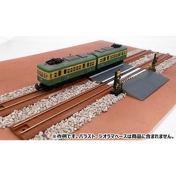 当店オリジナル！Nゲージ踏切情景3点セット No.01 江ノ電 車両＋レール