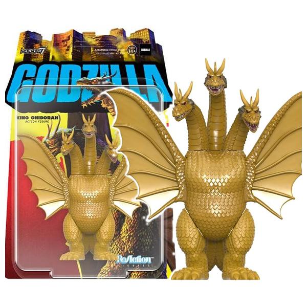 スーパー7 リアクションフィギュア ゴジラシリーズ キングギドラ 3.75