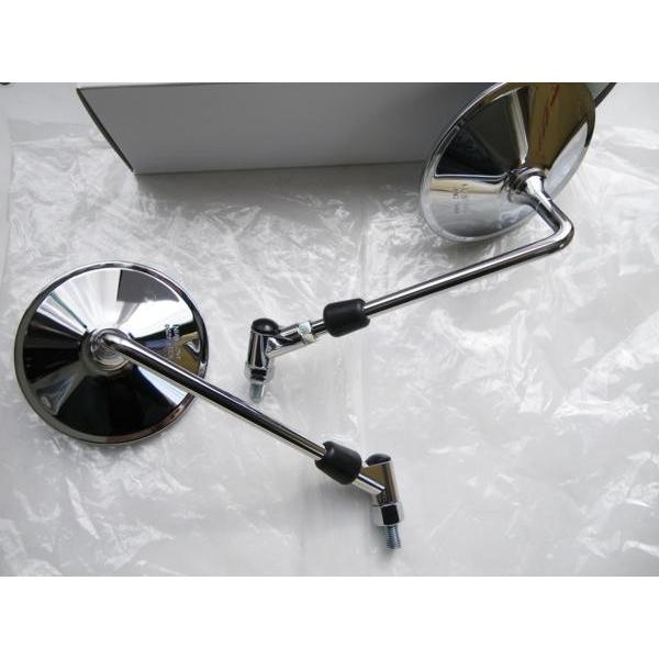 ☆【車検対応】NEW CLASSIC ミラー 10mm 正ネジSET ＊ヴエルシス