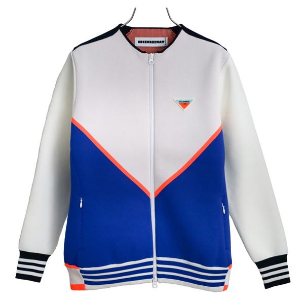 ディセンバーメイ ゴルフ ブルゾン レディース ニット 長袖 保温