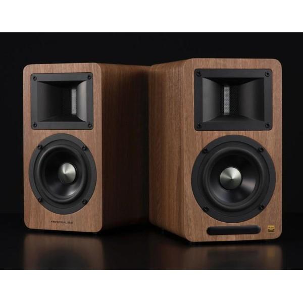 AIRPULSE（エアパルス） ハイレゾ対応アクティブスピーカー A80 Walnut