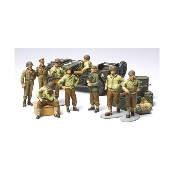 タミヤ 1/48 ミリタリーミニチュア No.52 WWII アメリカ歩兵 前線休息