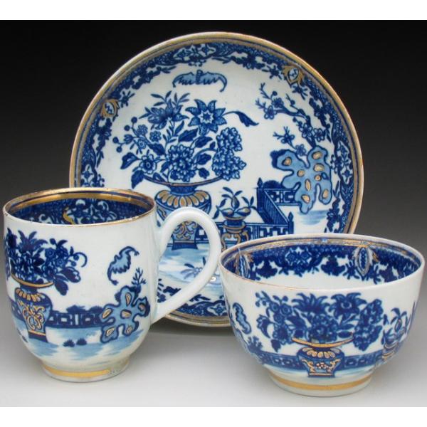 ROYAL WORCESTER ウースター 初期 藍染付 Batパターン ティーボウル