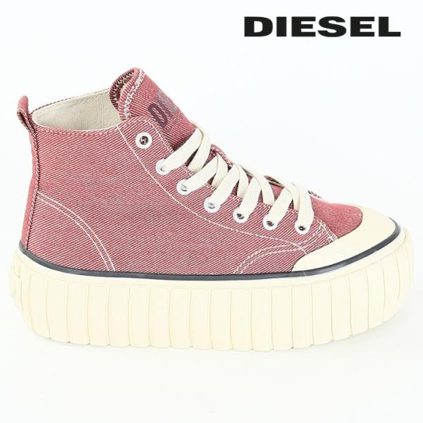 DIESEL（ディーゼル） 厚底ミッドカットスニーカー 靴 メンズ
