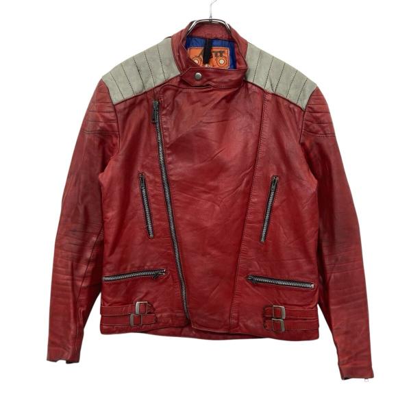 KETT ライダースジャケット Sサイズ レッド ケット 70's 英国製 CLIX