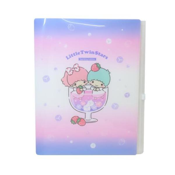 ファスナー付き6ポケットクリアファイル ポケットファイル リトル