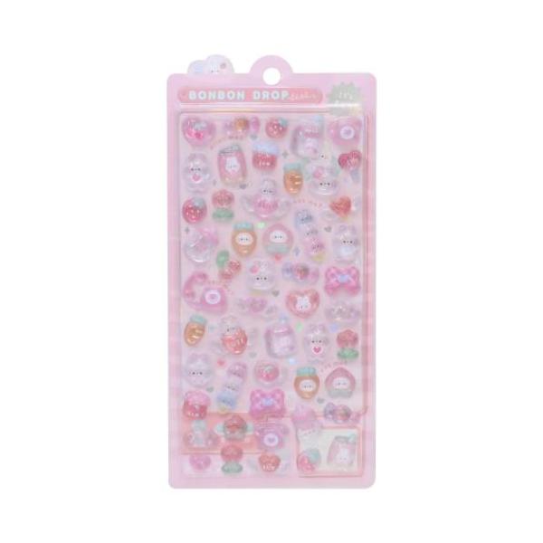 シールシート ボンボンドロップシール ももいろボンボン クーリア