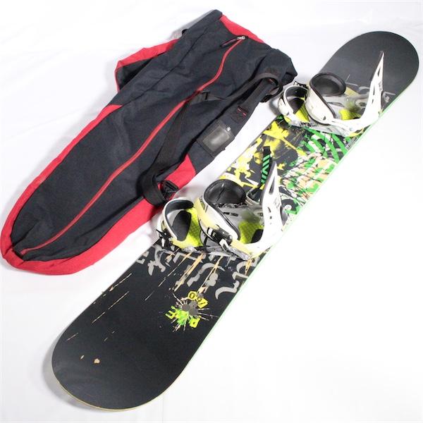 SALOMON/RIDE ボード バイン 2点セット ケース付 サイズ160cm 【中古