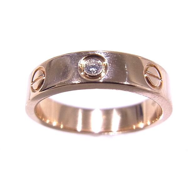 LOVE（Cartier） カルティエ Cartier ミニラブリング PG ダイヤモンド1