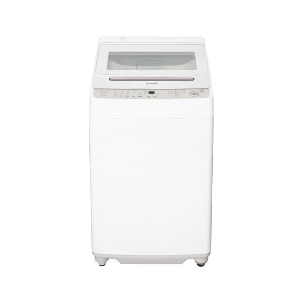 シャープ ESYGV8K インバーター洗濯機 上開き 洗濯8kg 乾燥機能無