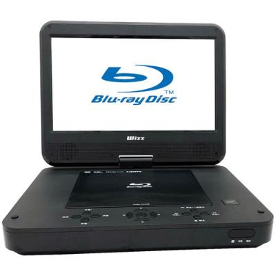 wizz ポータブルDVDプレーヤー 14インチ（ポータブルブルーレイ、DVD