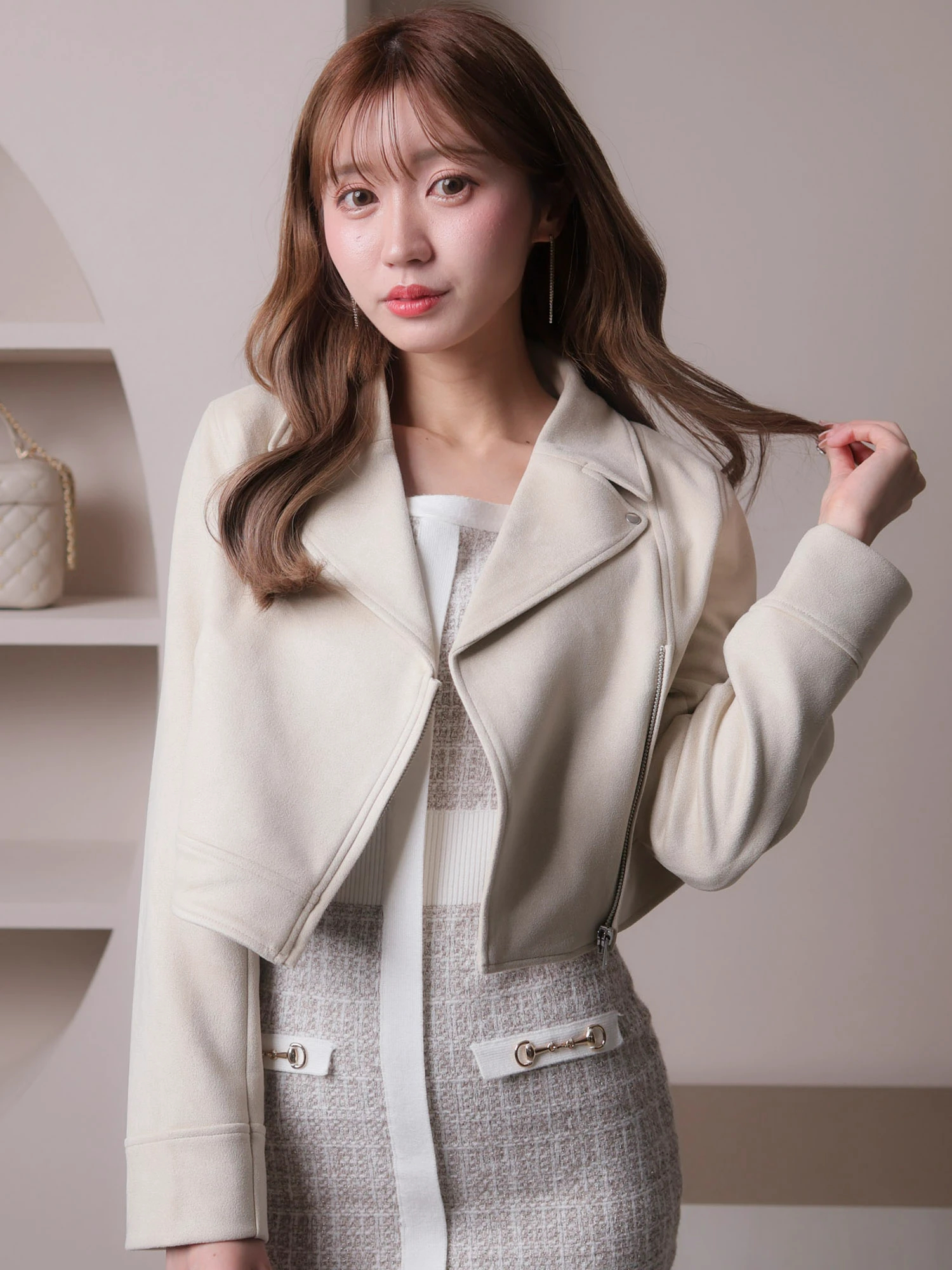 LIP SERVICE（リップサービス）｜ スエードショートライダース