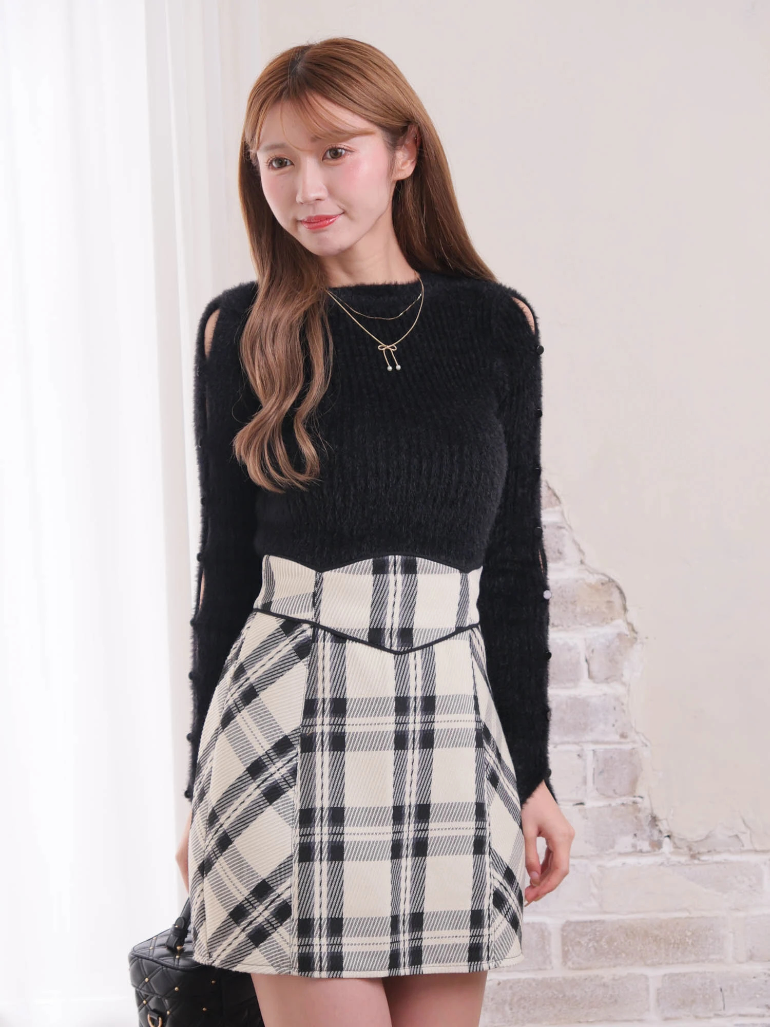 LIP SERVICE（リップサービス）｜ ウエストコルセットチェックミニ