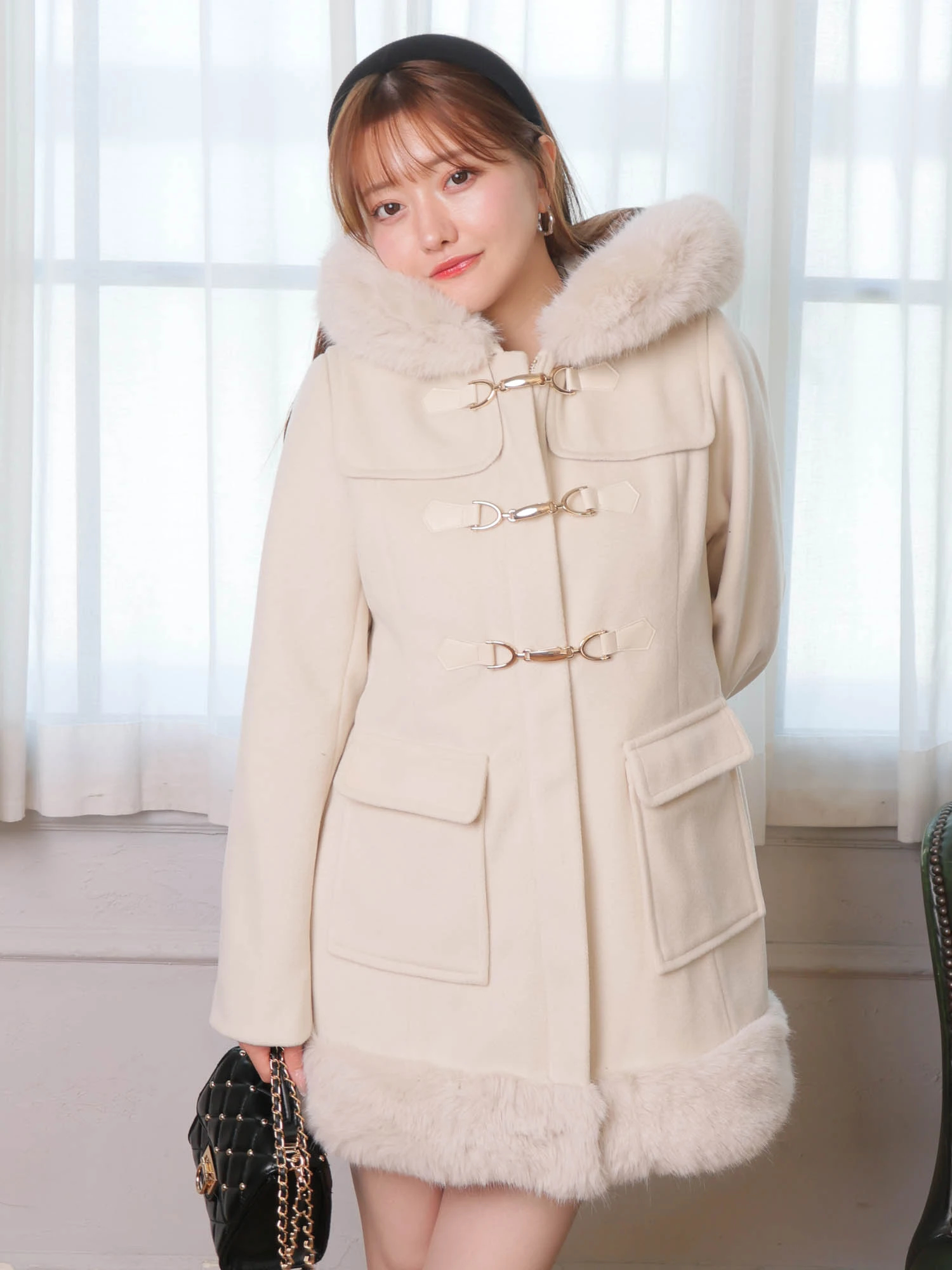 LIP SERVICE（リップサービス）｜ ファードッキングダッフルコート