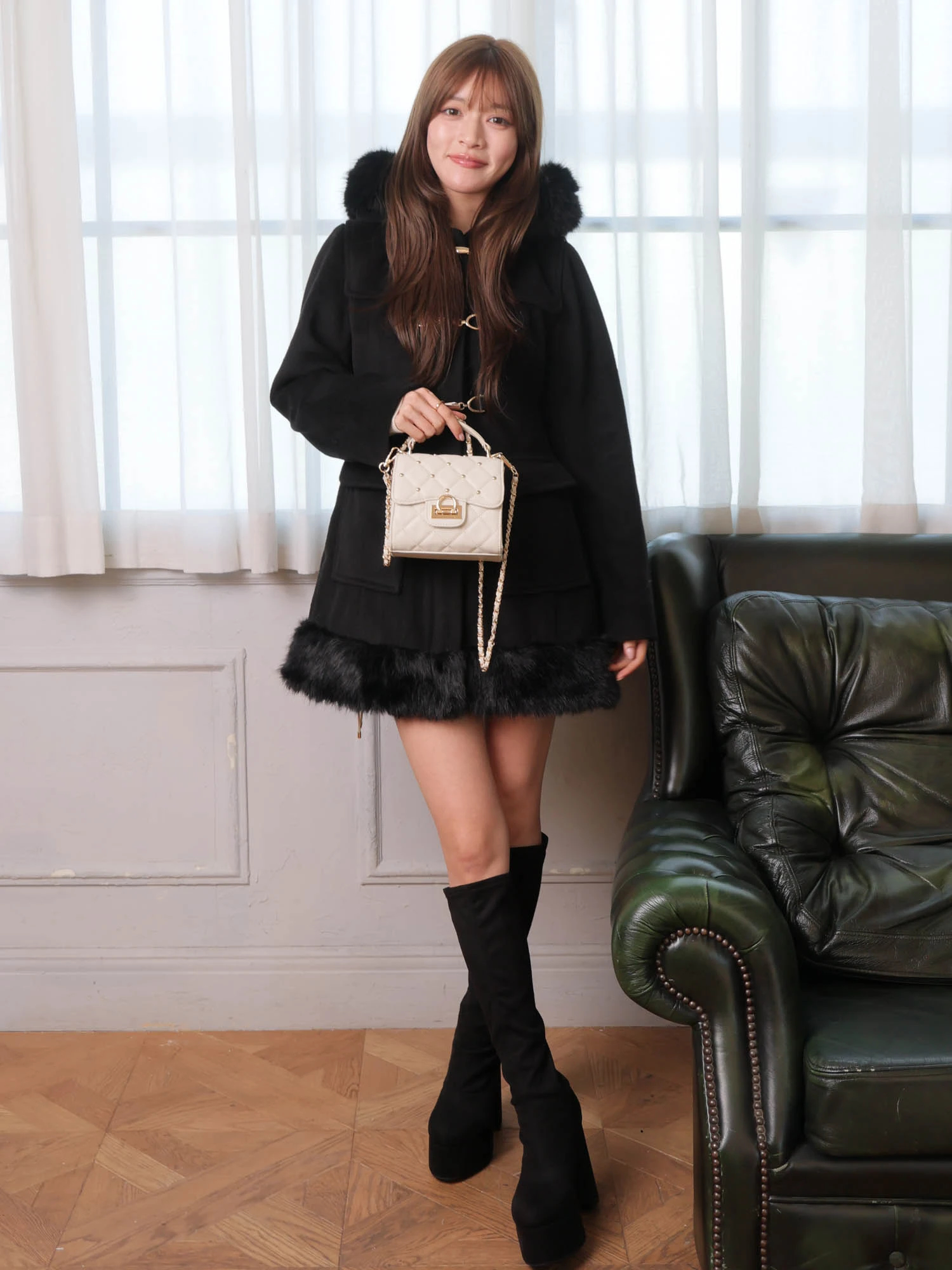 LIP SERVICE（リップサービス）｜ ファードッキングダッフルコート