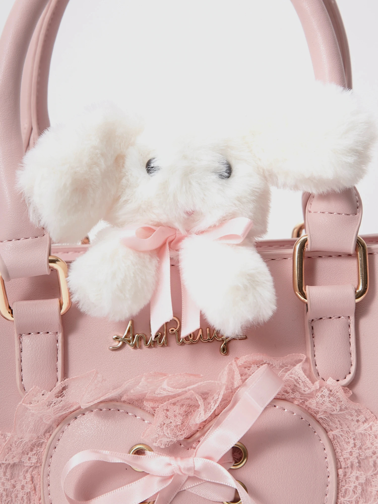 うさちゃん付き合皮 BAG - Ank Rouge(アンクルージュ)のハンドバッグ