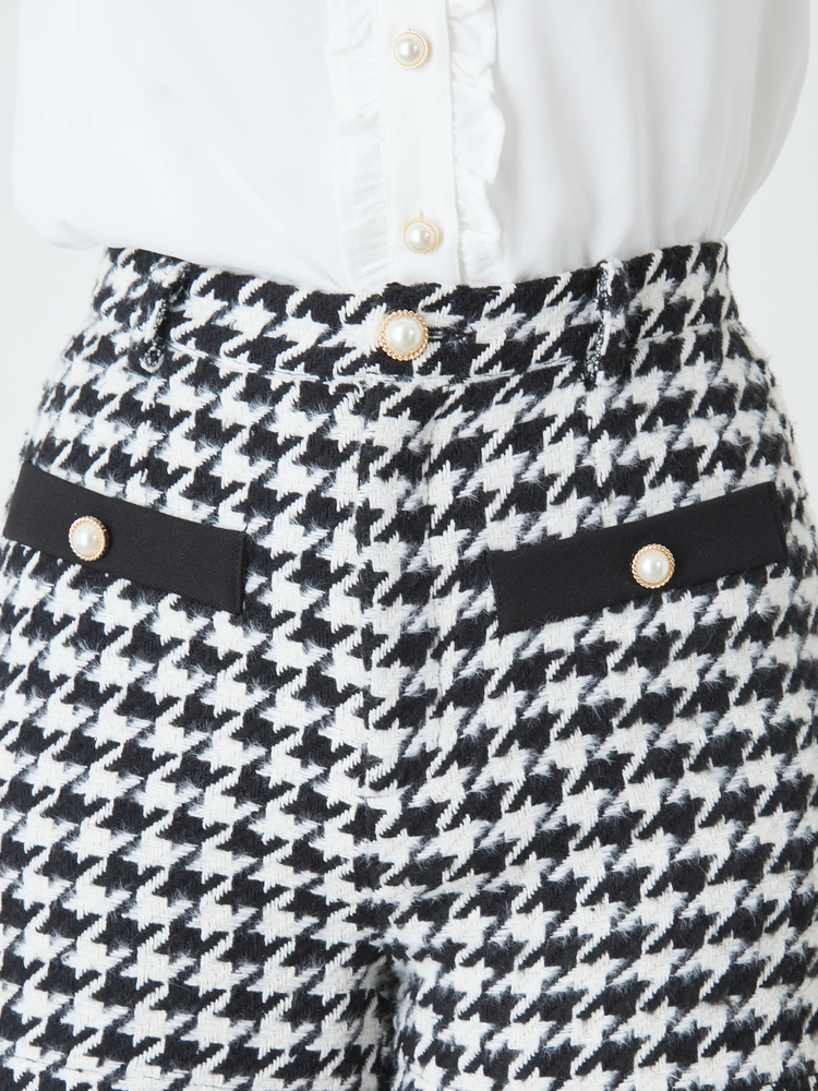 千鳥柄ショートパンツ - Ank Rouge(アンクルージュ)のショートパンツ