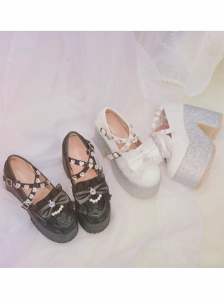 クラウンリボンシューズ - Ank Rouge(アンクルージュ)のパンプス