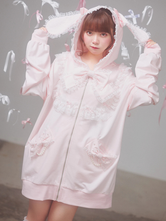 うさちゃんパーカー - Ank Rouge(アンクルージュ)のパーカ