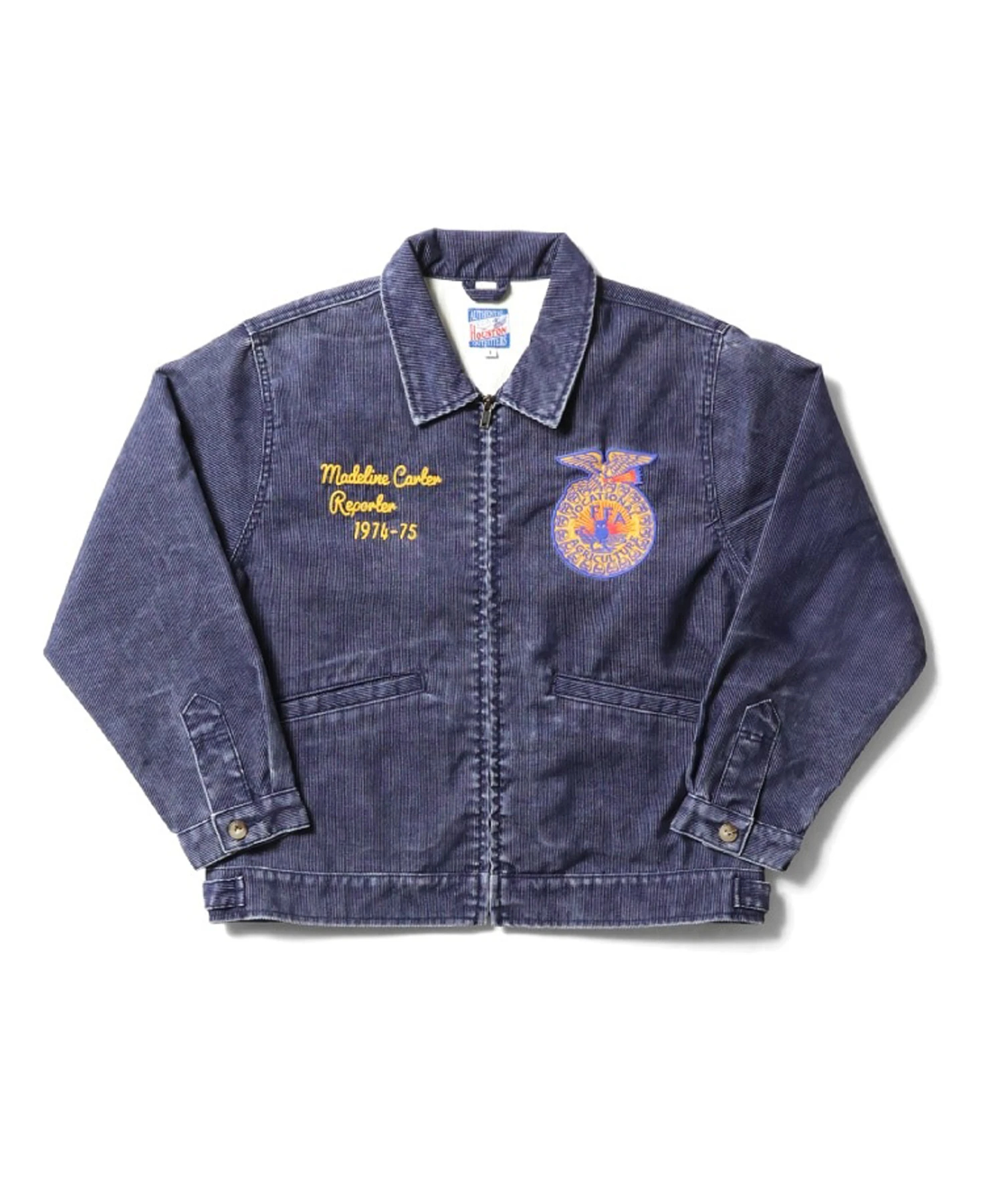 HOUSTON/ヒューストン WASHED CORDUROY FFA JACKET(MENS