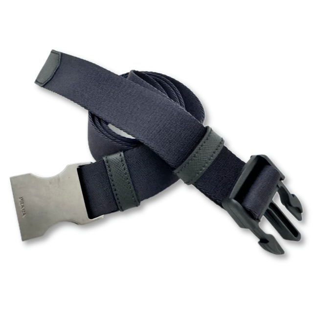 プラダ メンズ ナイロンキャンバスベルト ネイビー #90 #95 #105 PRADA