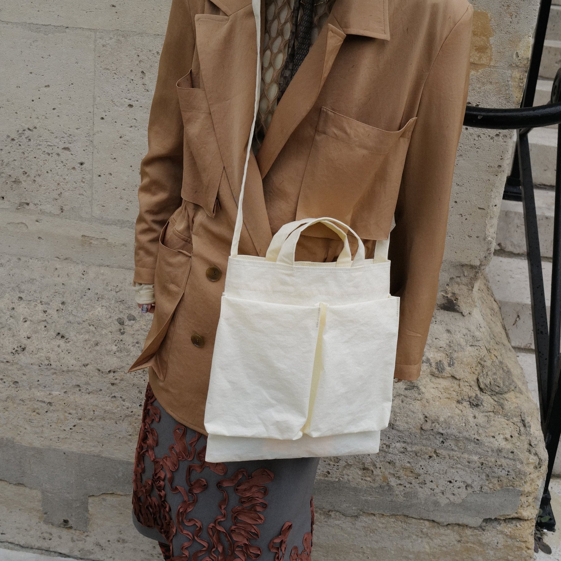 ANNIE HELMET VEGETABLE BAG - S / V.CERATO｜軽量ショルダートート