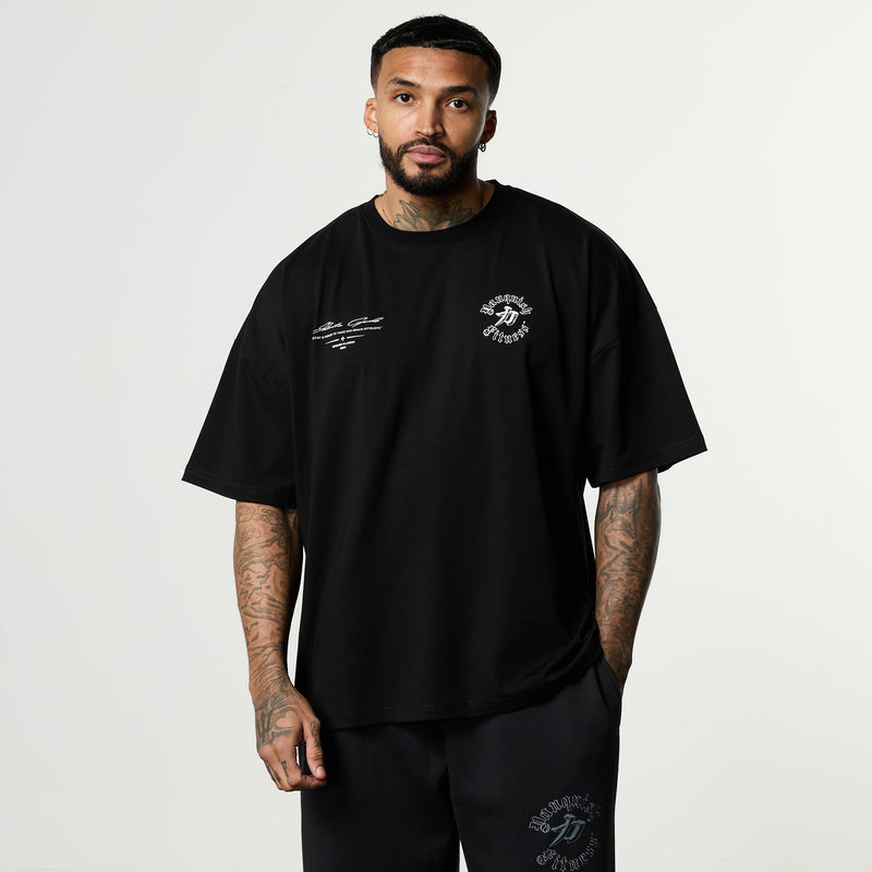 VANQUISH FITNESS Shinto Godsモデル 八幡 オーバーサイズ ボクシーTシャツ