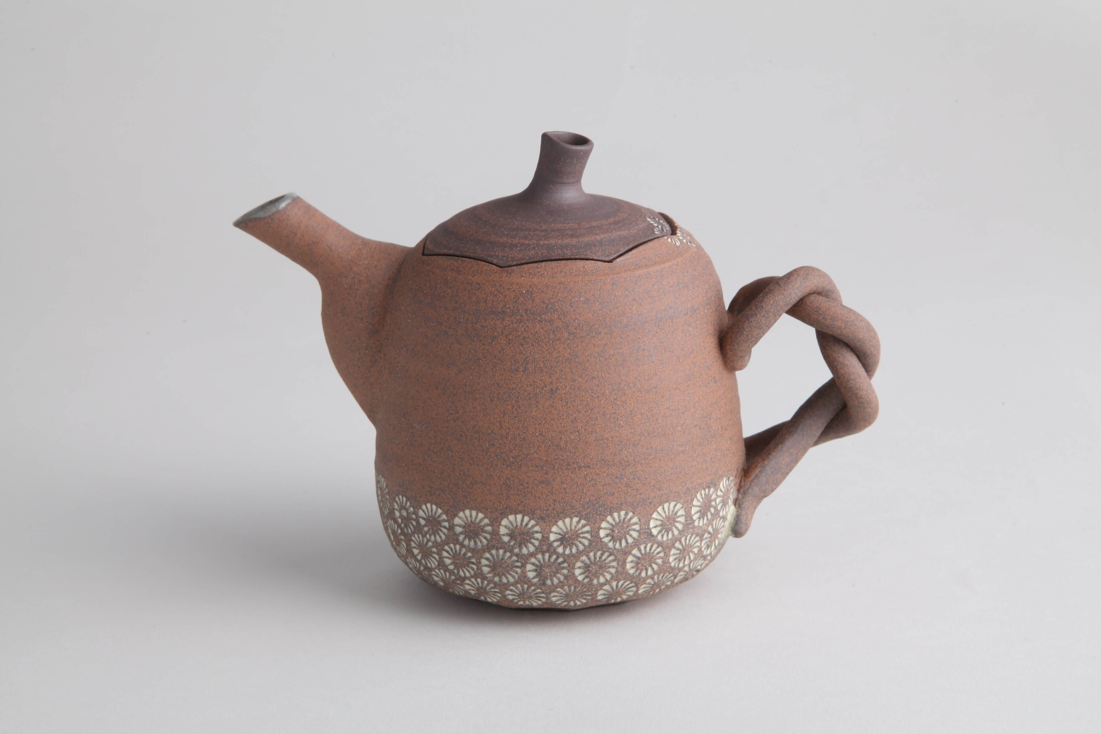 焼〆三島 コーヒー碗皿