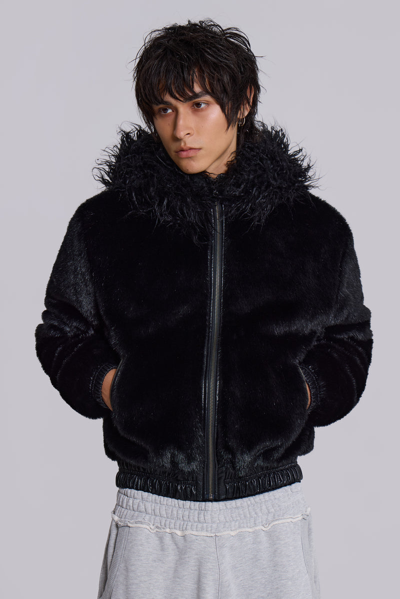 Raven Faux Fur Jacket | Jaded London | Clothing