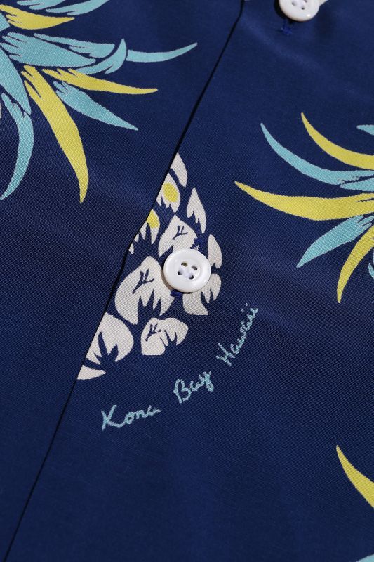 Kona Bay Hawaii Pineapple Aloha Shirt (パイナップルアロハシャツ